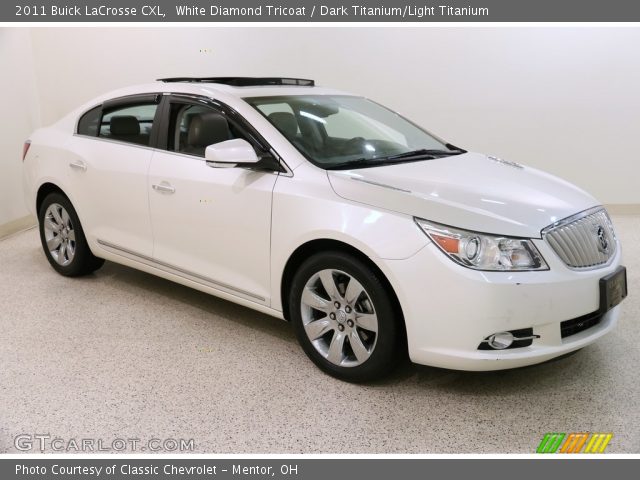 2011 Buick LaCrosse CXL in White Diamond Tricoat