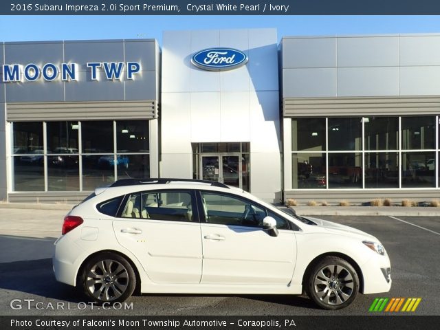 2016 Subaru Impreza 2.0i Sport Premium in Crystal White Pearl