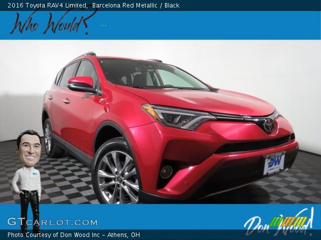 2016 Toyota RAV4 Limited in Barcelona Red Metallic