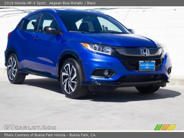 2019 Honda HR-V Sport in Aegean Blue Metallic