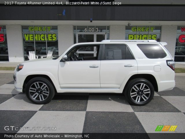 2017 Toyota 4Runner Limited 4x4 in Blizzard Pearl White