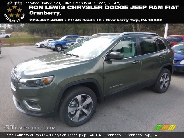 2019 Jeep Cherokee Limited 4x4 in Olive Green Pearl