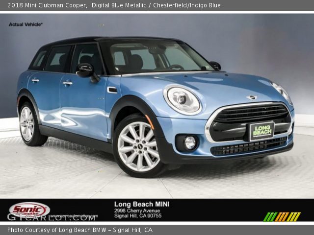 2018 Mini Clubman Cooper in Digital Blue Metallic