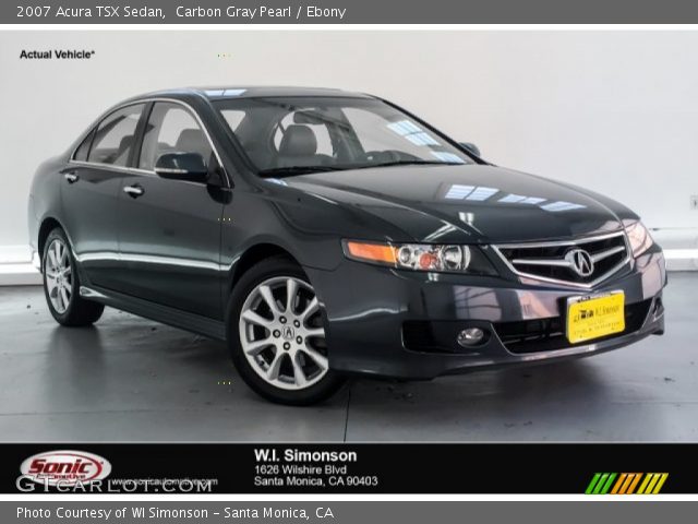 2007 Acura TSX Sedan in Carbon Gray Pearl
