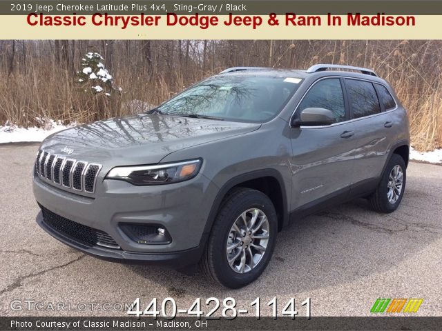 2019 Jeep Cherokee Latitude Plus 4x4 in Sting-Gray