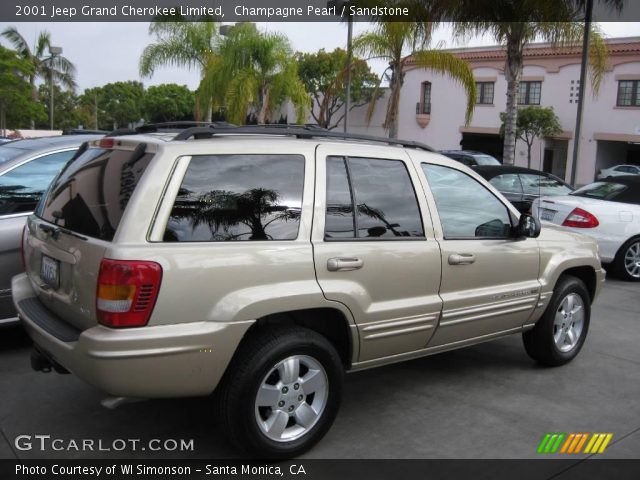 2001 Jeep Grand Cherokee Limited in Champagne Pearl