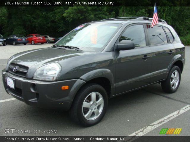 2007 Hyundai Tucson GLS in Dark Titanium Gray Metallic