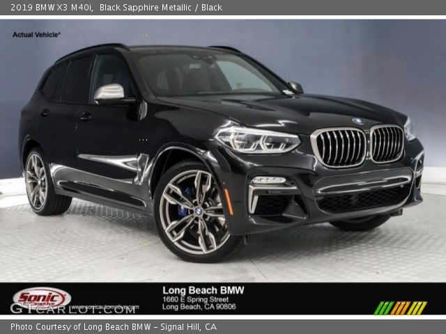 2019 BMW X3 M40i in Black Sapphire Metallic