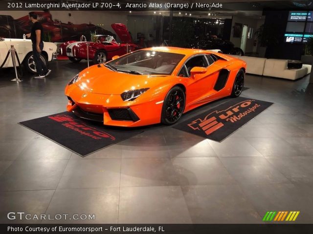 2012 Lamborghini Aventador LP 700-4 in Arancio Atlas (Orange)