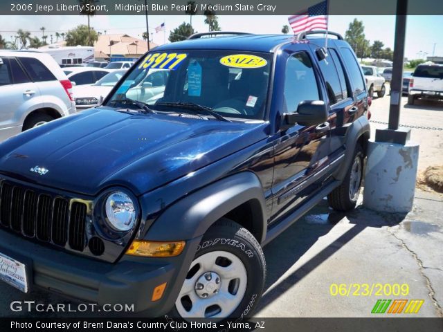 2006 Jeep Liberty Sport in Midnight Blue Pearl