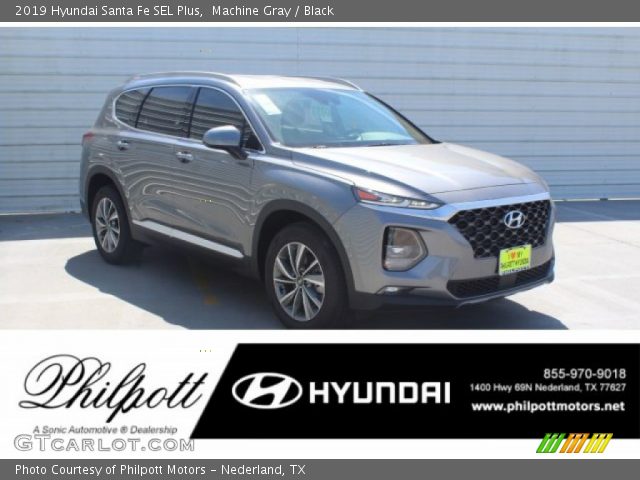 2019 Hyundai Santa Fe SEL Plus in Machine Gray