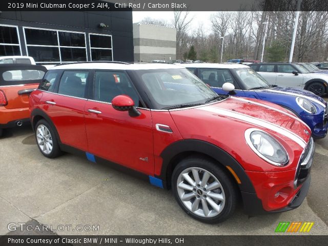 2019 Mini Clubman Cooper S All4 in Chili Red