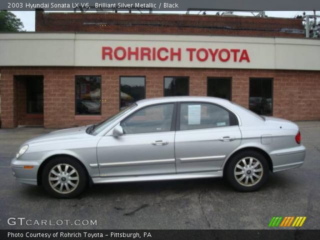 2003 Hyundai Sonata LX V6 in Brilliant Silver Metallic