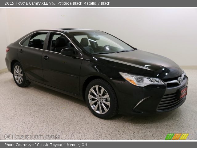 2015 Toyota Camry XLE V6 in Attitude Black Metallic