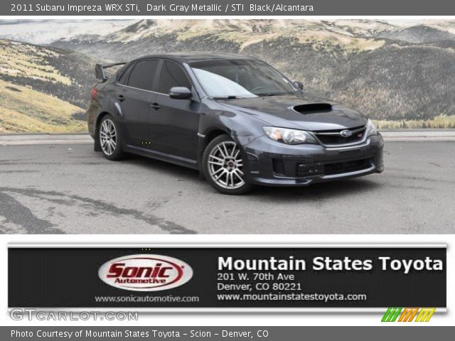 2011 Subaru Impreza WRX STi in Dark Gray Metallic