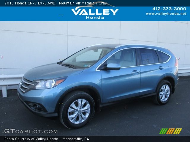 2013 Honda CR-V EX-L AWD in Mountain Air Metallic