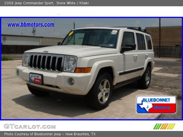 2009 Jeep Commander Sport in Stone White