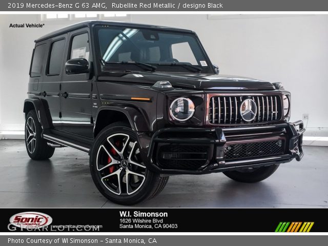 Rubellite Red Metallic 2019 Mercedes Benz G 63 Amg