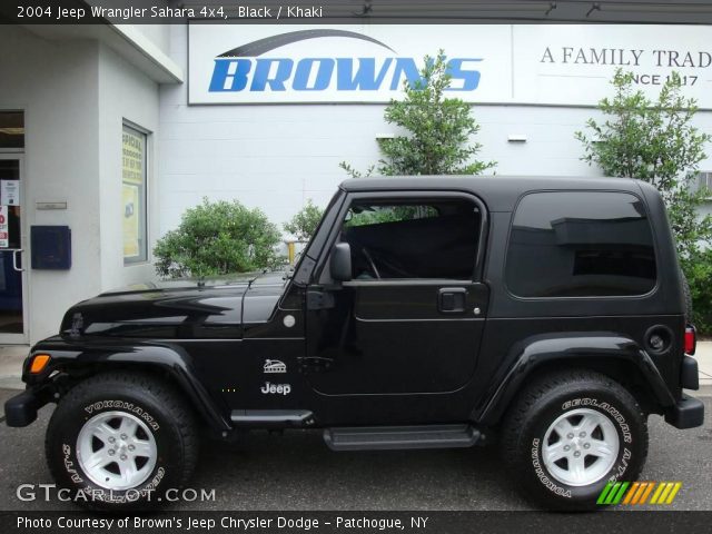 2004 Jeep Wrangler Sahara 4x4 in Black