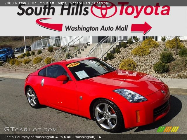 2008 Nissan 350Z Enthusiast Coupe in Nogaro Red