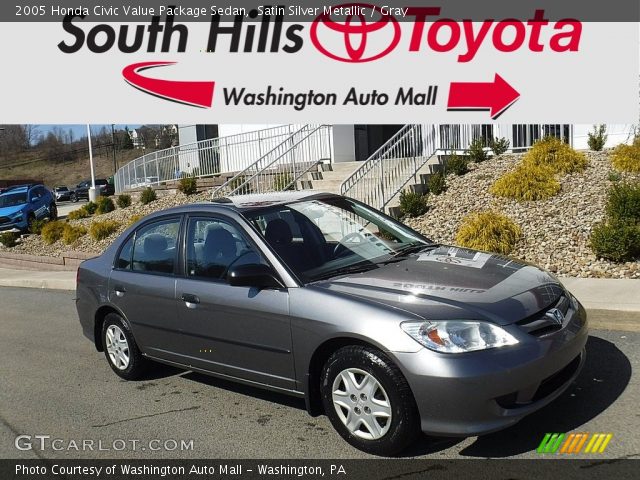 2005 Honda Civic Value Package Sedan in Satin Silver Metallic