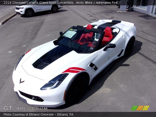 2019 Chevrolet Corvette Grand Sport Convertible in Arctic White