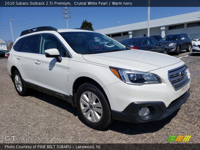 2016 Subaru Outback 2.5i Premium in Crystal White Pearl