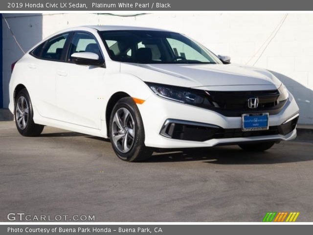 2019 Honda Civic LX Sedan in Platinum White Pearl