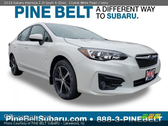 2019 Subaru Impreza 2.0i Sport 4-Door in Crystal White Pearl