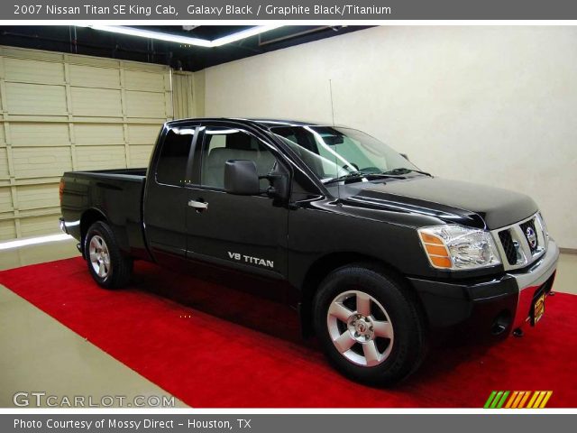 2007 Nissan Titan SE King Cab in Galaxy Black