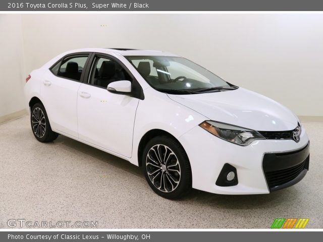 2016 Toyota Corolla S Plus in Super White