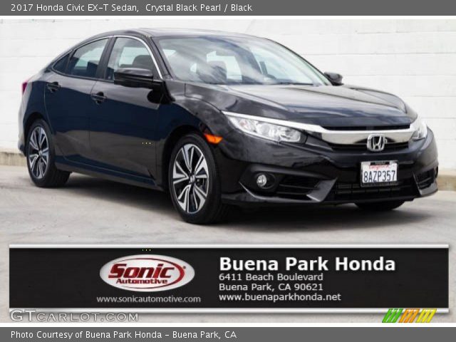 2017 Honda Civic EX-T Sedan in Crystal Black Pearl