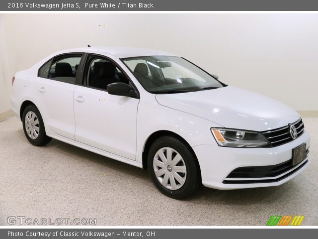 2016 Volkswagen Jetta S in Pure White