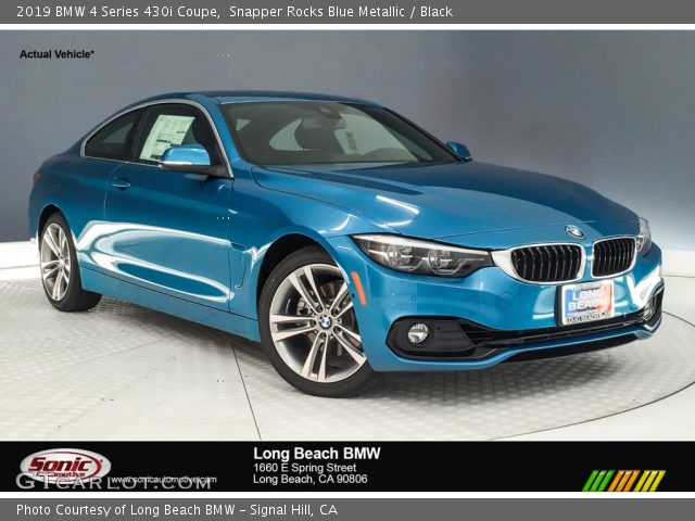 2019 BMW 4 Series 430i Coupe in Snapper Rocks Blue Metallic
