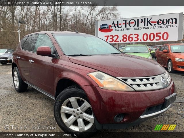 2007 Nissan Murano S AWD in Merlot Pearl