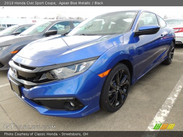 2019 Honda Civic Sport Coupe in Agean Blue Metallic