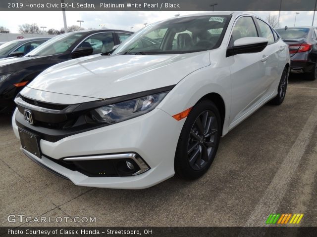 2019 Honda Civic EX-L Sedan in Platinum White Pearl