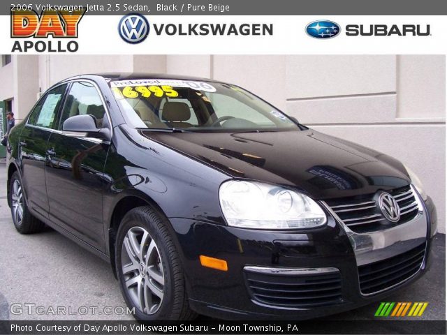 2006 Volkswagen Jetta 2.5 Sedan in Black