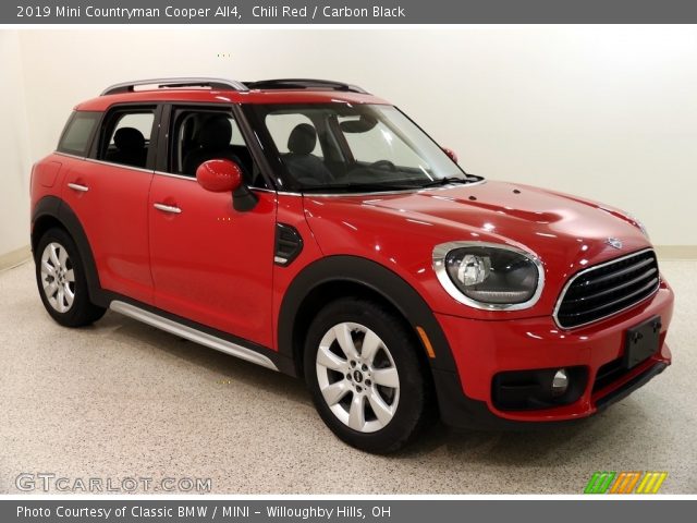 2019 Mini Countryman Cooper All4 in Chili Red