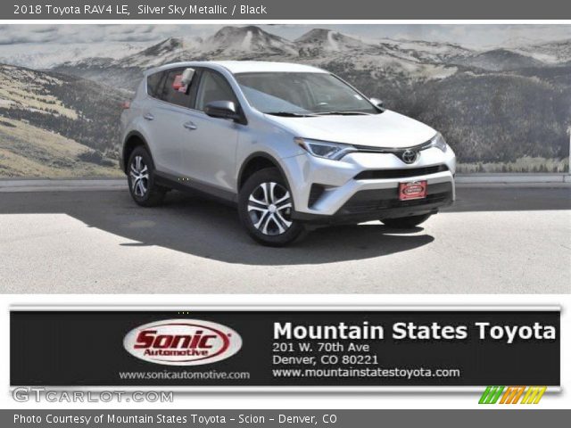 2018 Toyota RAV4 LE in Silver Sky Metallic