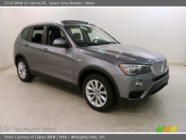 2016 BMW X3 xDrive28i in Space Grey Metallic
