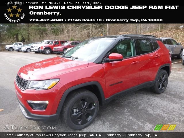2019 Jeep Compass Latitude 4x4 in Red-Line Pearl