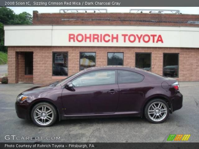 2008 Scion tC  in Sizzling Crimson Red Mica