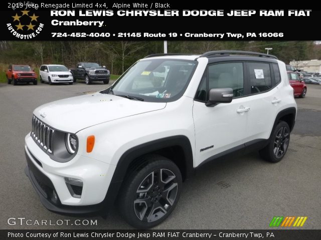 2019 Jeep Renegade Limited 4x4 in Alpine White