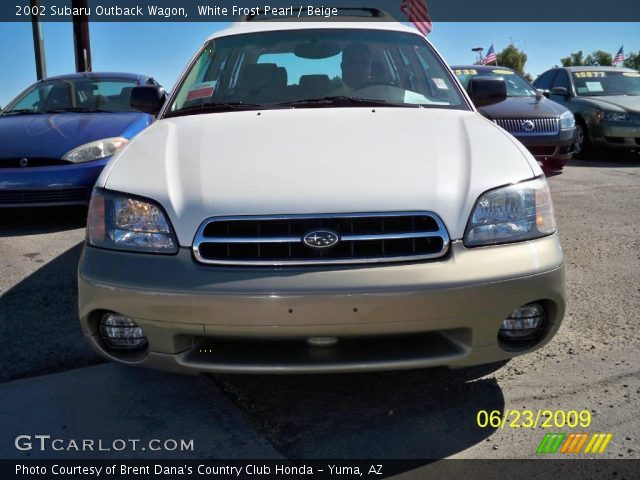 2002 Subaru Outback Wagon in White Frost Pearl