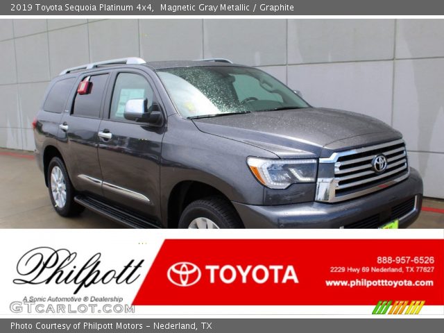 2019 Toyota Sequoia Platinum 4x4 in Magnetic Gray Metallic