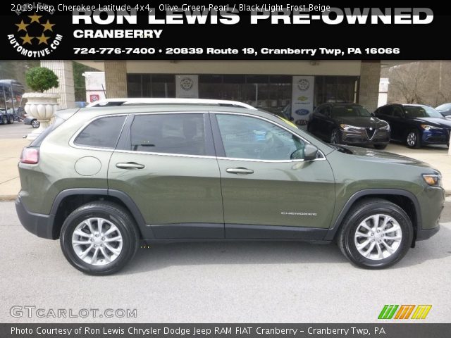 2019 Jeep Cherokee Latitude 4x4 in Olive Green Pearl