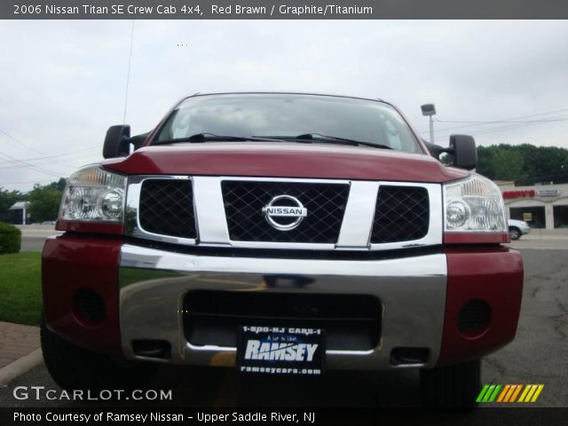 2006 Nissan Titan SE Crew Cab 4x4 in Red Brawn