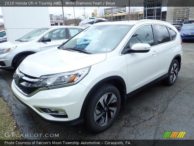 2016 Honda CR-V Touring AWD in White Diamond Pearl