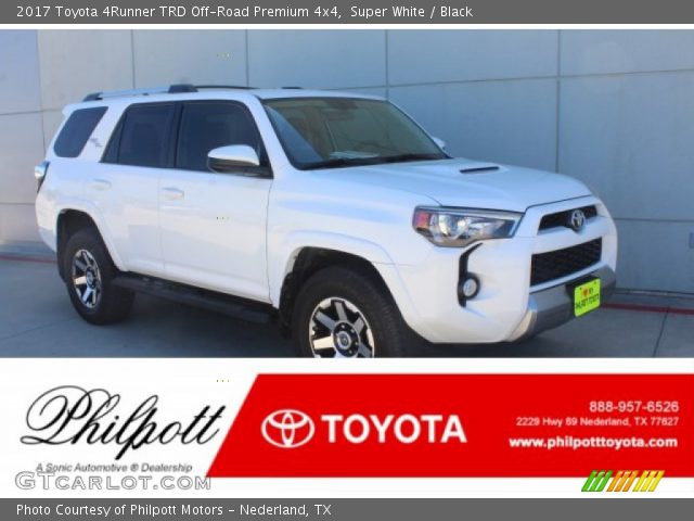 2017 Toyota 4Runner TRD Off-Road Premium 4x4 in Super White